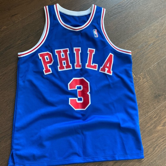 NBA Other - Authentic nba Allen iverson Phila Jersey LARGE